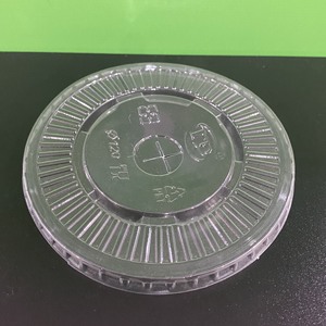 Couvercles en plastique PET/PP jetables, style moderne, prix bas, diamètre 93/95/120 mm, transparents, pour gobelets en plastique, type dôme ou plat. - Product Image 5