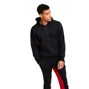 Survêtement en polyester ajusté de qualité supérieure pour hommes, vêtements de sport pour l'entraînement athlétique, fabricant OEM, survêtement en polyester ajusté pour hommes - Product Image 2