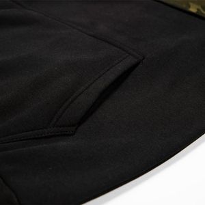 Men's Camouflage Print <b>Raglan</b> Sleeve Hoodie Regular Fit Knitted Polyester Casual Autumn Wear - Product Image 5