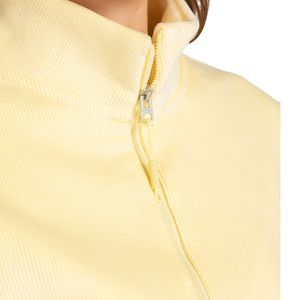 Custom <b>Women</b> <b>Quarter</b> <b>Zip</b> Pullover Long Sleeve Active Top Breathable Quick Dry Fitness Shirt OEM ODM Wholesale Supplier - Product Image 3