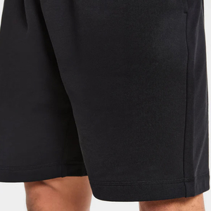 Pantalones Cortos Bermuda de Algodón Negro para Hombre, Cintura Elástica Media, Estilo Casual Transpirable - Product Image 2