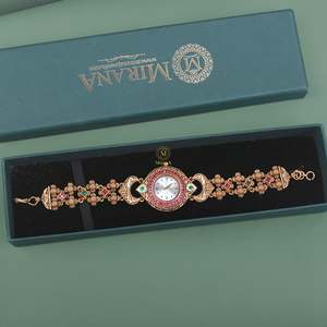 Raavi Antique Designer Brass Watch Bracelet - Product Image 2