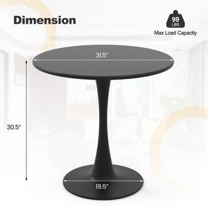 31.5 Inch Round Anti-Slip PP Ring <b>Dining</b> <b>Table</b> Elegant and Durable Home Furnishing - Product Image 5
