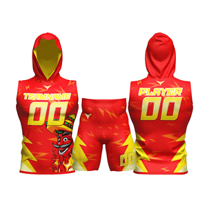 Flag Football Team Training Uniform 7V7 Compression <b>Set</b> Jerseys Short Sleeve Customized Colors Digital Print 100% Polyester - Product Image 6
