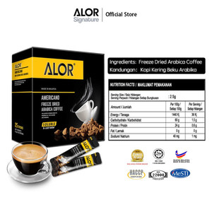 Café moulu lyophilisé de torréfaction italienne HALAL Arabica sans sucre, goût moelleux de qualité supérieure, 10 bâtonnets x 2.5g, emballage en boîte - Product Image 3