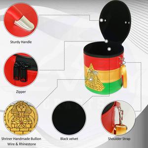 Real Leather Masonic Apron <b>Case</b> - Premium Quality Regalia Storage - Luxury Freemasonry Gift <b>Carrying</b> Bag MFC-0015 - Product Image 4