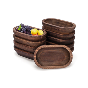 Cuencos grandes de madera hechos a mano para masa y ensalada de frutas, cuenco de lujo indio para frutas de mango, juego de 10 piezas en venta - Product Image 1