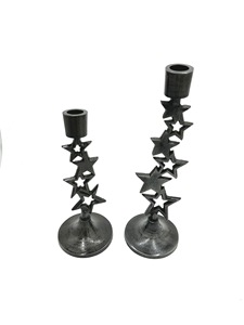 Supports de bougies en fer forgé faits à la main MOON STAR EXPORTS – Design métallique tendance, forme personnalisée pour la décoration intérieure et les organisateurs de mariages (vente en gros) - Product Image 3