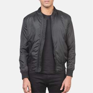 Veste bomber en satin personnalisée Mawra, broderie, patchwork, camouflage, veste universitaire unisexe, imperméable, respirante, écologique - Product Image 1