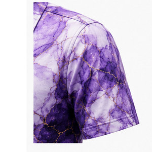 Chemise pour homme élégante à motif abstrait, en tissu doux et au design moderne à coupe classique, chemise à imprimé graphique - Product Image 4