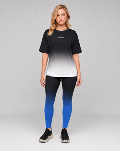 Nueva Camiseta Casual de Punto con Cuello en V para Mujer, Cómoda, de Poliéster y Algodón, Manga Larga, Color Sólido, Anti-Pilling - Product Image 2