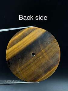 Esfera de reloj con movimiento nh35, piedra de ojo de tigre natural, disco redondo de 31.50 mm para la fabricación de relojes - Product Image 6