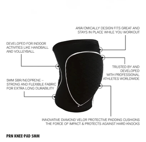 Genouillères de compression sportives en néoprène 7 mm personnalisées pour haltérophilie et powerlifting – Soutien et protection doux pour les genoux - Product Image 5