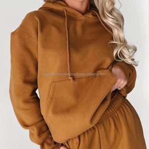 Sudadera con capucha extragrande de alta calidad para mujer, forrada con forro polar de algodón para invierno, estilo urbano. - Product Image 5