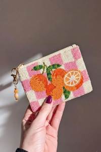 Bolsas de Monedas Personalizables al por Mayor con Cierre de Cremallera, Patrones Hechos a Mano, Bordado con Cuentas, Mini Bolsos para Mujer - Product Image 3
