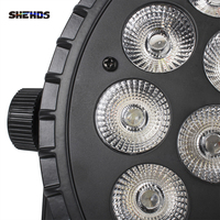 SHEHDS 18x12W RGBW 4-en-1 Projecteur LED Par en Aluminium Moulé Sous Pression pour DJ, Églises et Mariages