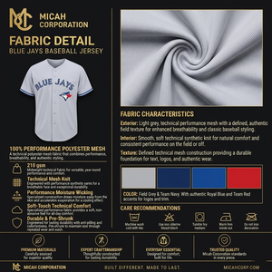 Maillot de baseball sublimé Micah Corporation – Tenue de sport d'équipe entièrement boutonnée en mesh performant - Product Image 4