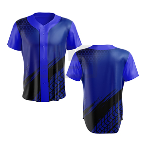 เสื้อเบสบอลสั่งทำพิเศษ ออกแบบมาเพื่อสนามเบสบอล ผสมผสานความสบาย ทนทาน ประสิทธิภาพ และเอกลักษณ์ของทีม ผลิตจากโพลีเอสเตอร์ 100% แขนสั้น - Product Image 5