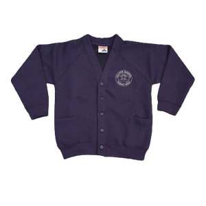 Suéter cárdigan escolar de lana personalizado para niñas con diseño clásico de botones en la parte delantera para uniforme estudiantil de otoño/invierno y uso diario. - Product Image 6
