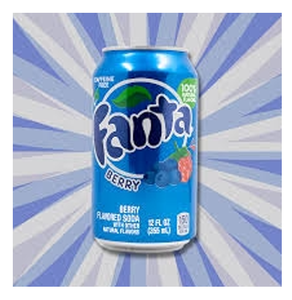 Soda Fanta Berry 12x355ml en canettes, 0g de graisses saturées pour la santé cardiaque des consommateurs soucieux de leur bien-être, distribution en gros - Product Image 1