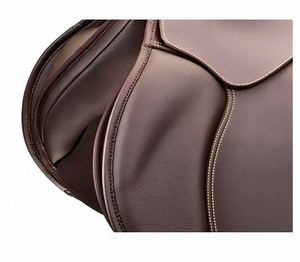 Silla de montar inglesa de cuero duradero de alta calidad para montar regularmente y entrenar caballos, silla de cuero suave a bajo precio. - Product Image 2