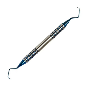Kit Profesional de Instrumentos Dentales para Clínica, Recubrimiento de Plasma Azul, Acero Inoxidable Manual, 5 Piezas, Instrumentos Duraderos - Product Image 5