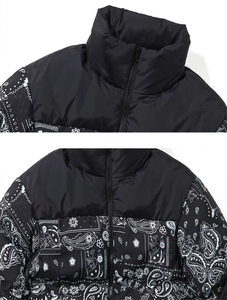 Vestes matelassées d'hiver personnalisées pour enfants, style streetwear, sublimées, imperméables et respirantes, fabricant OEM ODM - Product Image 3