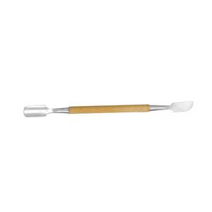 Pousse-cuticules en acier inoxydable, outil plat réutilisable pour manucure - Product Image 5