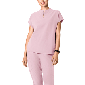 Combinaison d'infirmière médicale respirante de haute qualité, une pièce, personnalisable, avec col, style jogger, pour femmes - Product Image 2
