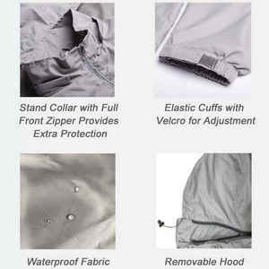 2026 Design Full Zip-up Softshell Windbreaker <b>Jackets</b> High Quality <b>Waterproof</b> Running Outerwear Windbreaker <b>Jacket</b> for Men's - Product Image 3