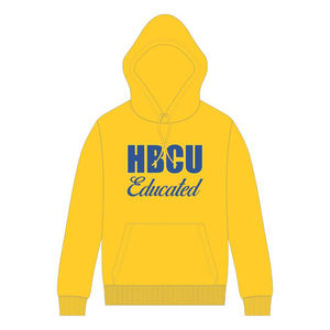 Sudadera con Capucha HBCU Educated Gold Sigma Gamma Rho, Bordado Chenille, Hermandad Griega, Divine Nine, Moda Universitaria, Sudadera SGR - Product Image 2