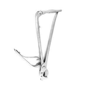 Pince de castration professionnelle en acier inoxydable avec mécanisme à cliquet, instrument chirurgical vétérinaire robuste - Product Image 6