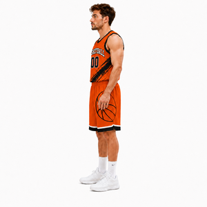 <b>Men's</b> custom Basketball Sports Uniform Jersey Shorts Set Sleeveless Breathable Team Wear for Training Team Sportswear - Product Image 4