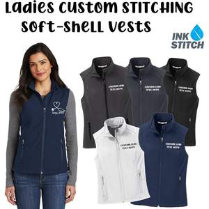 เสื้อกั๊กปักผ้านิ่มสำหรับผู้หญิง2025ออกแบบโลโก้ของคุณเองได้ด้วยการพิมพ์ข้อความ - Product Image 4