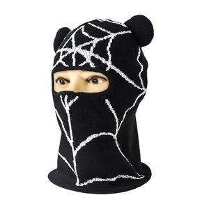 Diseña tu propia máscara de esquí reflectante sublimada y personalizada con orejas de oso, protección para deportes al aire libre, fabricante de pasamontañas. - Product Image 1