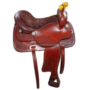 Nouveau Design Anglais Selle Plaisir Sentier Endurance Cheval Selle En Cuir Western Barrel Racing Selle avec Sculpture À La Main - Product Image 2