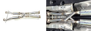 Nuevo Sistema de Escape Cat-Back con Tubo en Z para KIA STINGER 3.3 (Modelo 2018+) Instalación con Herrajes / MAINTEC V4 (Tubo en Z) Acero Inoxidable 304 - Product Image 1