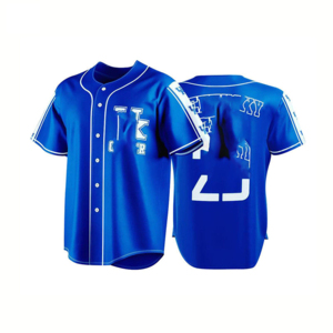 เสื้อเบสบอลโพลีเอสเตอร์ระบายอากาศคุณภาพดีที่สุด แบบสั่งทำพิเศษ ขายส่ง ชุดยูนิฟอร์มสีดำ - Product Image 3
