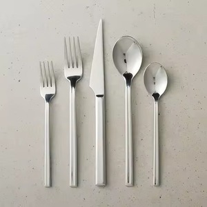Ensemble de couverts en métal de luxe, vaisselle en acier inoxydable pour hôtel, restaurant et service de cuisine - Product Image 3