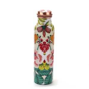 Premium Quality Pure <b>Copper</b> <b>Water</b> <b>Bottle</b> 1000ml Handmade Ayurvedic Drinkware for Health and Wellness Available at Good Price - Product Image 4