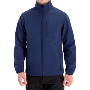 Wholesale Solid Pattern Stand Softshell Hunting <b>Jacket</b> Adults Winter Outdoor Camping Wear for Man - Product Image 1