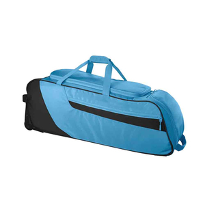 Ensemble complet d'uniformes de baseball bleu ciel avec nom et numéro d'équipe personnalisés OEM - Product Image 2