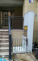 Ascenseur résidentiel pour passagers en acier inoxydable, hydraulique, certifié ISO CE, accessible aux fauteuils roulants, moderne, sans barrière, sécurité domestique