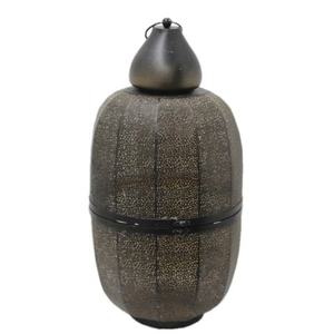 Farol de estilo marroquí vintage para el hogar, villas, iluminación de suelo y mesa, farol decorativo de metal con grabado. - Product Image 1