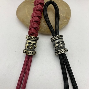<span class=keywords><strong>Bracelet</strong></span> en laiton avec pendentif couteau crâne, ensembles de couteaux, accessoires en <span class=keywords><strong>paracorde</strong></span>, cordon de lampe torche, pendentif pour couteau utilitaire, extérieur - Product Image 3