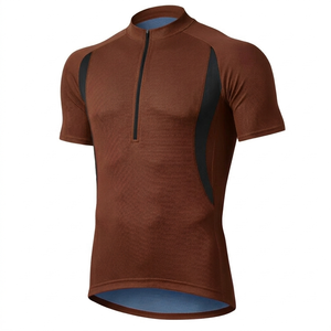 Camiseta de Ciclismo de Poliéster y Elastano Transpirable de Secado Rápido Personalizada al por Mayor, Camiseta Deportiva de Manga Corta para Sublimación - Product Image 4