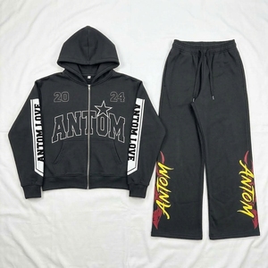 Pantalones Deportivos con Capucha para Hombre, Personalizados, Sólidos, Resistentes al Viento, Transpirables, Ecológicos, para Otoño/Invierno, para Adultos, para Correr, 2 en 1 - Product Image 4