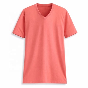 T-shirts en jersey col V grande taille pour hommes – Vêtements de sport décontractés vierges, écologiques, faible MOQ, pour la gym et le streetwear - Product Image 3