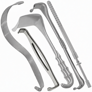 Ensemble d'instruments chirurgicaux manuels de 145 pièces en acier inoxydable réutilisable, kit de chirurgie générale, rétracteurs, pinces, instruments chirurgicaux GS-DF-0010 - Product Image 1