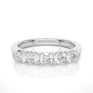 Anillo de Diamantes Naturales de Corte Redondo de 1.03CT, Oro de 18K, Directo de Fábrica, Joyería Fina Personalizada para Compradores Mayoristas de la India - Product Image 1